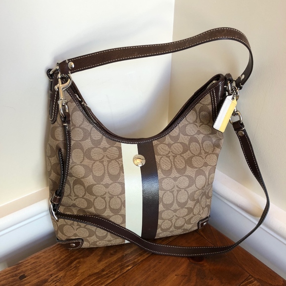 Coach Handbags - Coach Shoulder  Monogram shoulder bag